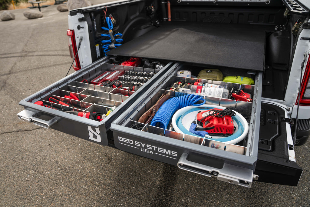 Two-Drawer Aluminum Tool Box With Water Tank (20 Gal) F-150/Raptor